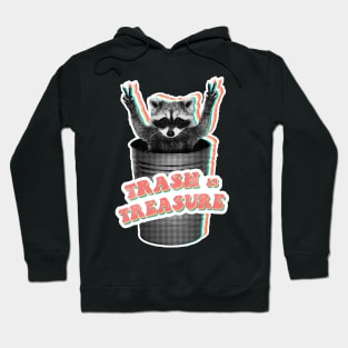 Trash is Treasure! raccoon trash panda Hoodie